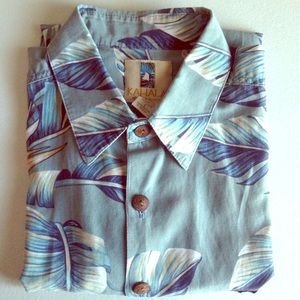 Hawaiian Island Causal Button Down Shirt